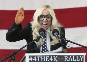 Lady Gaga “Don’t Ask, Don’t Tell” Speech Maine Equality Rally ...