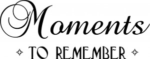 Moments Remember Family Wall Quote Decals Vinyl