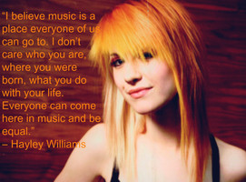 Hayley Williams Quote by meg4skull