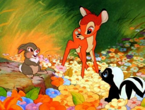 thumper no that s a flower it s pretty bambi flower flower me thumper