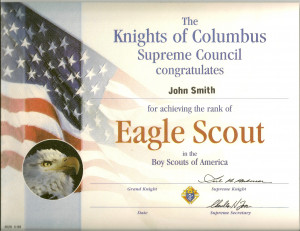 eagle scout certificate template
