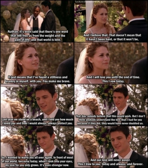 My favorite TV couple… nathan and haley “always and forever”