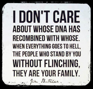 care about whose DNA has recombined with whose. When everything ...