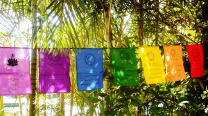 Chakra Sayings Prayer Flag