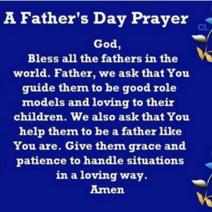 Father's Day Prayer