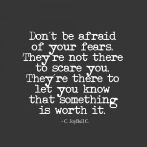 afraid quotes