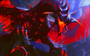 Red Fire Dragon HD Wallpaper #4288