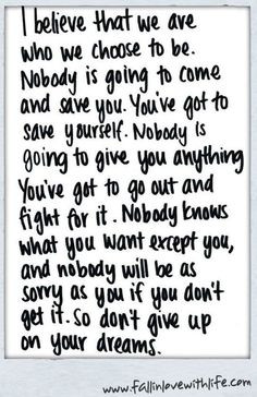 We are who we choose to be