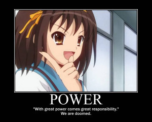 ... the melancholy of haruhi suzumiya character haruhi suzumiya quote