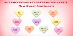Necco introduces 10 new Sweethearts conversation hearts sayings each ...