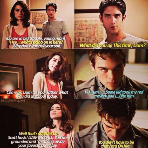 Teen Wolf Scott and Liam Quotes