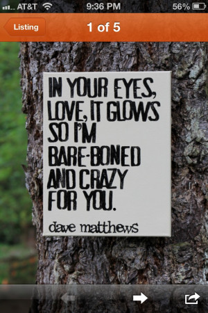 Favorite DMB quote
