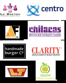 commercial cleaning client logos