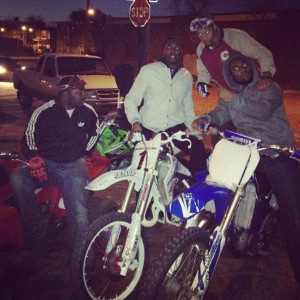 Meek Millz is about that bike life.