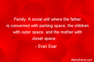 ... space, the children with outer space, and the mother with closet space