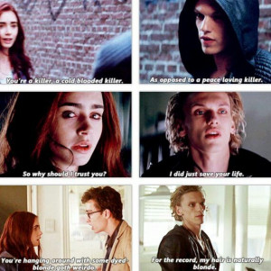 The mortal instruments..some of my fave parts :)