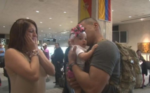 WATCH: Marine meets daughter for the first time during tearful ...