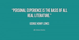 Personal Experience Quotes