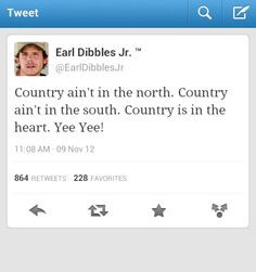 Earl Dibbles Jr. Country boy