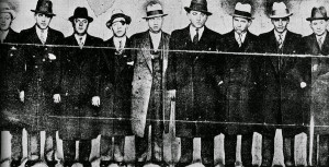 Murder Inc. hit men line up for the camera back in the early