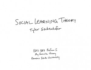 Albert Bandura 39 s Social Learning Theory