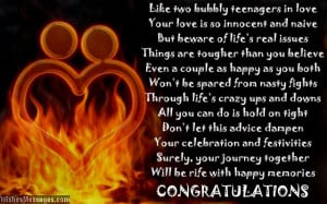 Funny Engagement Card Poems: Congratulations for Engagement