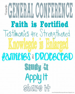 General Conference: Strengthening Faith and Testimony