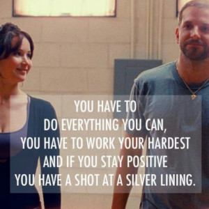 Silver Linings Playbook. Jennifer Lawrence and Bradley Cooper. Great ...