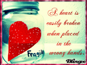 broken heart quote tags broken fragile heart poster quote