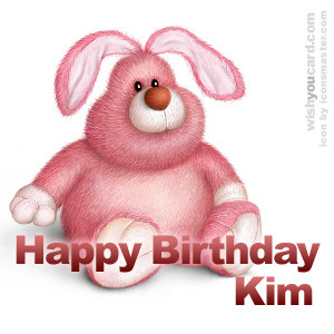 Say happy birthday to Kim with these free greeting cards