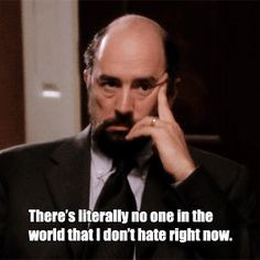 Toby Ziegler from the West Wing - awesome show! More