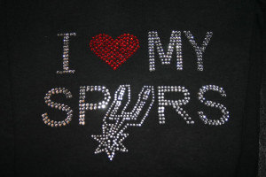 Rhinestone I Love My Spurs Image