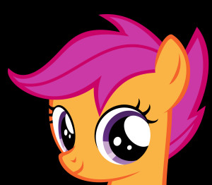 Scootaloo Happy Vector Scootaloo smile by uxyd