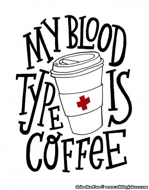 Blood Type Coffee