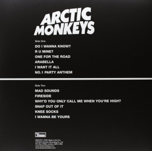 Arctic Monkeys AM Cover Art