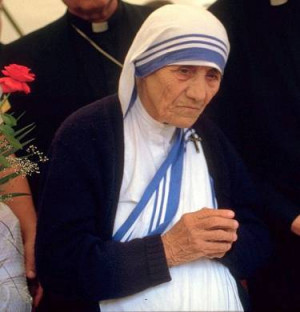 Mother Theresa (Photo credit: Wikipedia)