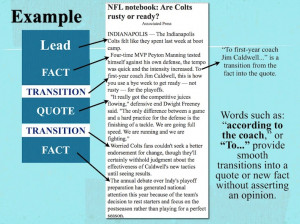 Common Core Unbiased Objective Transitions for Summaries