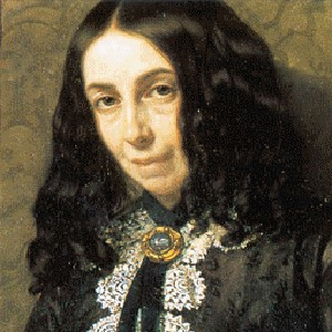photograph of Elizabeth Barrett Browning.