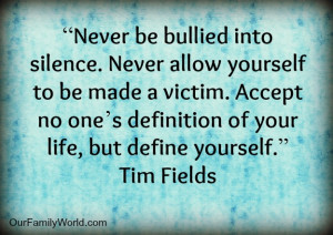 Bullying Awareness Month: Quotes and Thoughts About Bullying