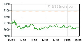 BSE Sensex Live Graph - Google Modules277