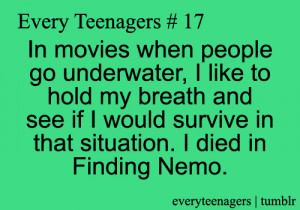 finding nemo, funny, movies, quotes, relateable, survival, teenager ...
