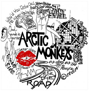 ... design inspired by the lyrics of Arctic Monkeys latest album 'AM