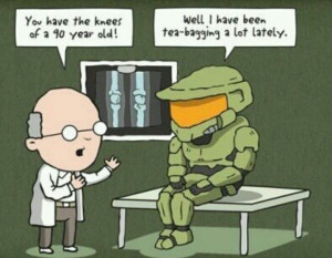 Master Chief at the doctor's office