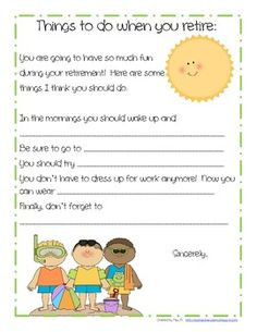 from teachers pay teachers retirement booklet class gift for retiring ...