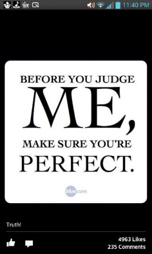 People in glass houses.....