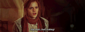 my gif ron weasley harry potter * Hermione Granger romione deathly ...
