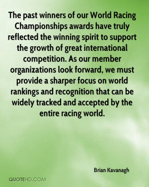 Racing Championships awards have truly reflected the winning spirit ...