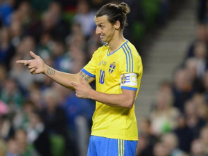 Zlatan Ibrahimovic volvió a ser vital para Suecia (Foto: Getty Images ...