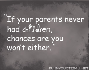 If your parents never had children, chances are you won’t either.