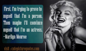 prove to myself that I’m a person. Then maybe I’ll convince myself ...